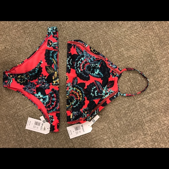 🆕Roxy Salty Floral Print Bikini - Picture 2 of 5
